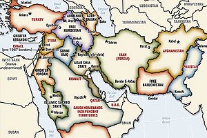 Mapa Oriente Proximo