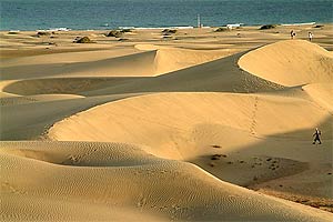 Dunas de Mas Palomas en Gran Canarias