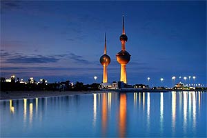 Kuwait de noche