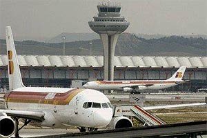 Vista Barajas con aviones