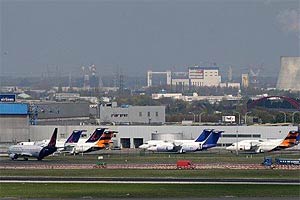 Aviones en Aeropuerto