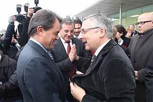 Artur Mas, Presidente de la Generalidad de Catalua y Jos Blanco, Ministro de Fomento de Espaa