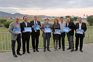 El Aeroclub de Castellón ofrece una visita aérea al Comité Evaluador de la Ciudad Europea del Deporte