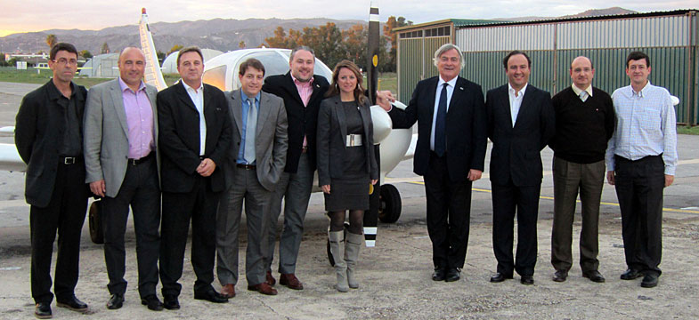 Visita del Comité Evaluador de ACES Europe al Aeroclub de Castellón