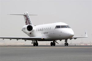 Jet Bombardier de Qatar Executive