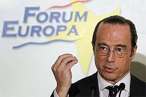 Antonio Vázquez, presidente de Iberia, durante su discurso
