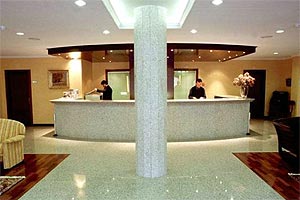 Recepción de un hotel