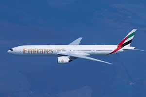 Avión de la Compaña Emirates