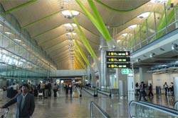 T4 del aeropuerto de  Madrid- Barajas
