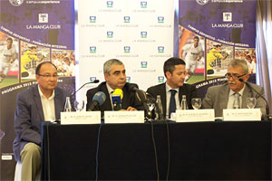 José Maria Cano, presidente de Hostetur durante la rueda de prensa