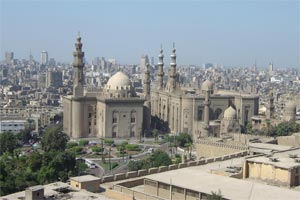 Vista del Cairo desde la Mezquita de Alabastro