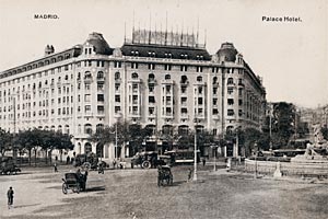 Vista del Hotel Palace cuando se inaugur en 1912
