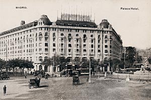 Vista del Hotel Palace cuando se inauguró en 1912