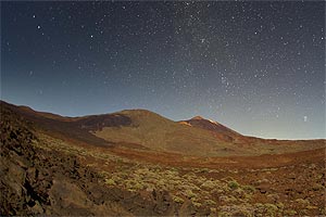 Lgrimas de San Lorenzo - uno de los mejores escenarios del mundo para observarlo es en el Teide