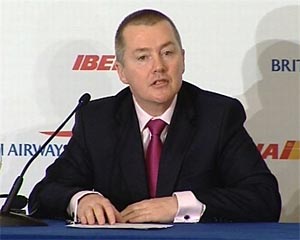 Willie Walsh, consejero delegado de IAG,-holding- de la fusión de Iberia y British