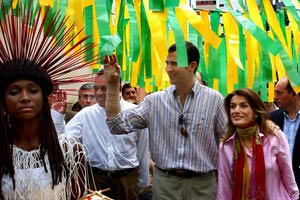 Los Príncipes d Asturias en la inauguración del Día del Turismo 27 de septiembre