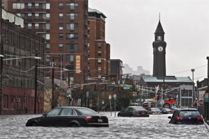 Estragos de  Sandy en  Nueva Jersey