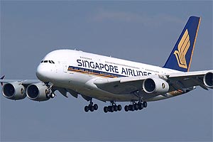 A380 de Singapur Airlines