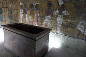 Replica de la Tumba Tutankamón que regalará la UE a Egipto.