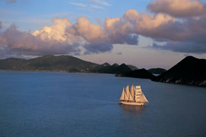 El Star Clipper navegando