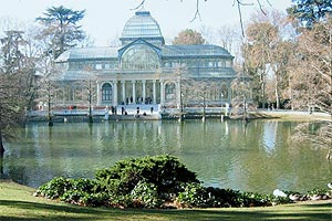 Palacio de Cristal en el Parque del Retiro, Madrid