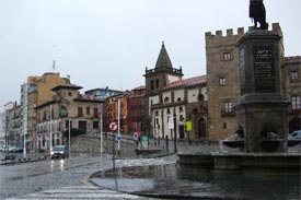 Una vista de Gijón