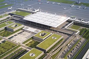 Vista Panorámica del nuevo Aeropuerto de Berlin