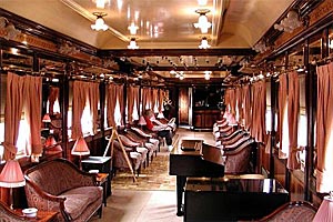 Uno de los salones del tren Al Andalus