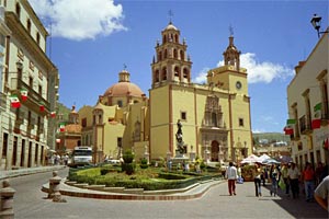 Plaza de la Paz  en Guanajuato 