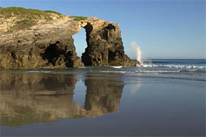 La playa de la Catedrales en Ribadeo