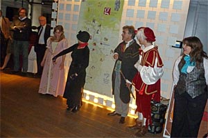 El elenco que actúo con una pequeña representación de los Hermanos Grimm, durante el almuerzo y no falto unas magnificas voces que nos deleitaron con pequeños fragmentos de operas de Wagner
