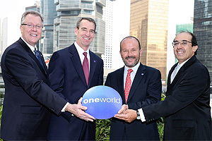 Momento del acuerdo de Latam en la alianza oneworld