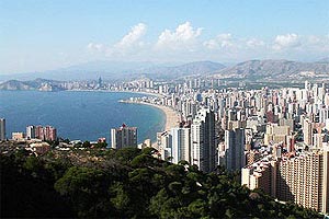 Una de las playas mas solicitadas de Espaa, Benidorm