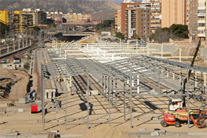La estación del AVE de Alicante el pasado mes de febrero