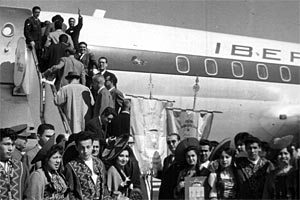 Primer vuelo de Iberia a Lima, en 1963