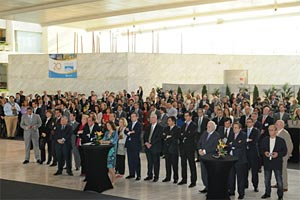 Un momento del acto de reapertura