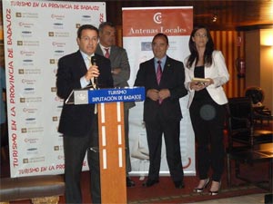 Un momento de la presentación de Badajoz en Madrid
