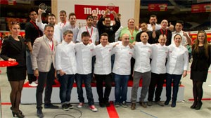 Posando los ganadores de los premios  de la Feria  de la Tapa y jurado 