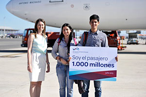 Madrid Barajas - Pasajero 1000 millones