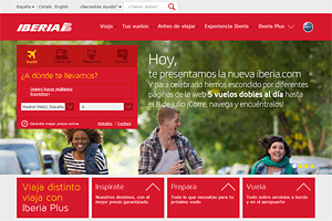 Web de Iberia