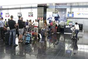  Pasajeros en los aeropuertos