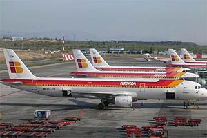 aviones iberia pista