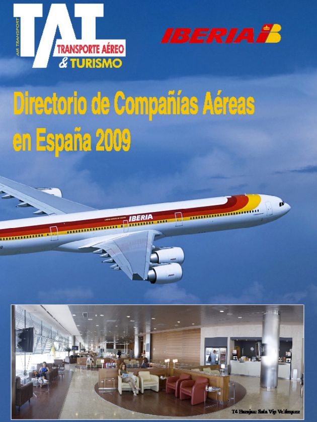 REVISTA TAT DIRECTORIO DE COMPAÑIAS AEREAS EN ESPAÑA 2009